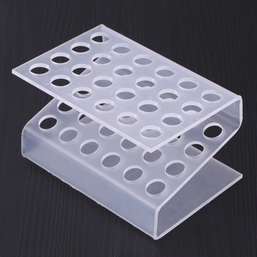 Picture of S-shaped Plastic Holes Storage Rack Tweezers and Screwdrivers Repair Tool Kit Stand Holder